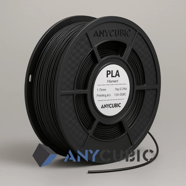 PLA пластик для 3D-принтера Anycubic Black – купить в Москве
